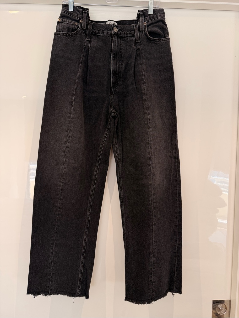Black Wide-Leg Jeans - Classic Black